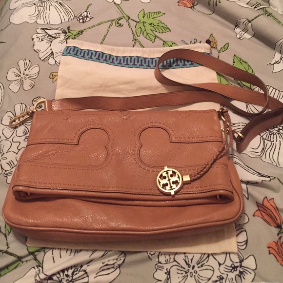 Tory Burch Amalie brown convertible crossbody bag - Picture 1 of 4
