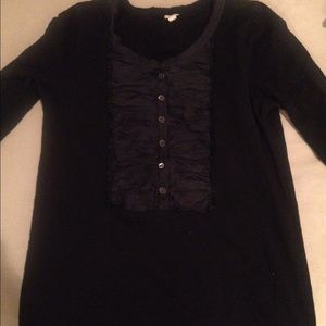 J crew Black long sleeve tee