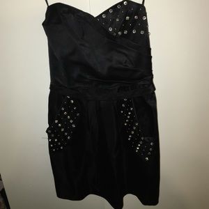 Designer Black Mini Dress