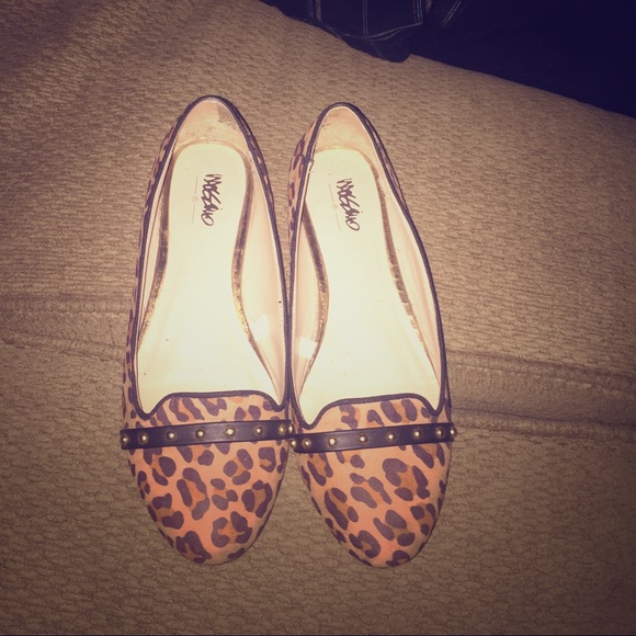 Mossimo Supply Co. Shoes - Cheetah print flats with stud detail