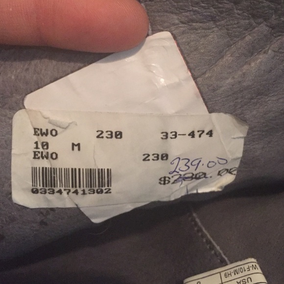 Emu heighton wedge heel gray/taupe boots - Picture 4 of 4