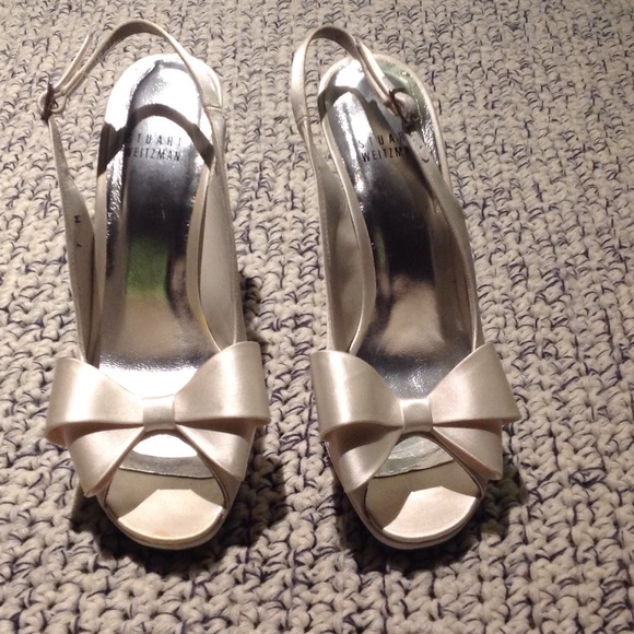 Beautiful Stuart Weitzman Bride Shoes size 7 - Picture 1 of 2