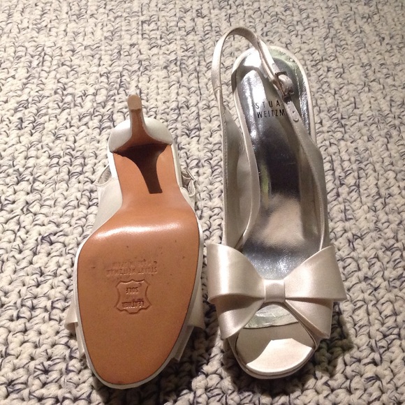 Beautiful Stuart Weitzman Bride Shoes size 7 - Picture 2 of 2