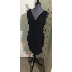Aidan cocktail black dress