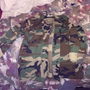 Oversized army jacket