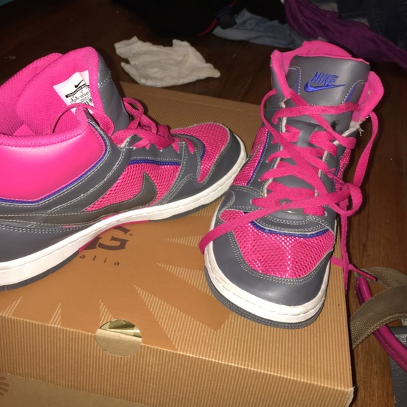 Nike sneakers.