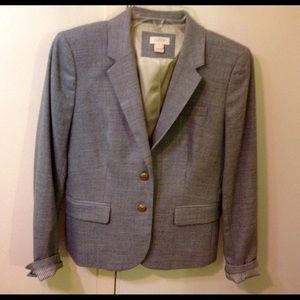 J Crew grey blazer.