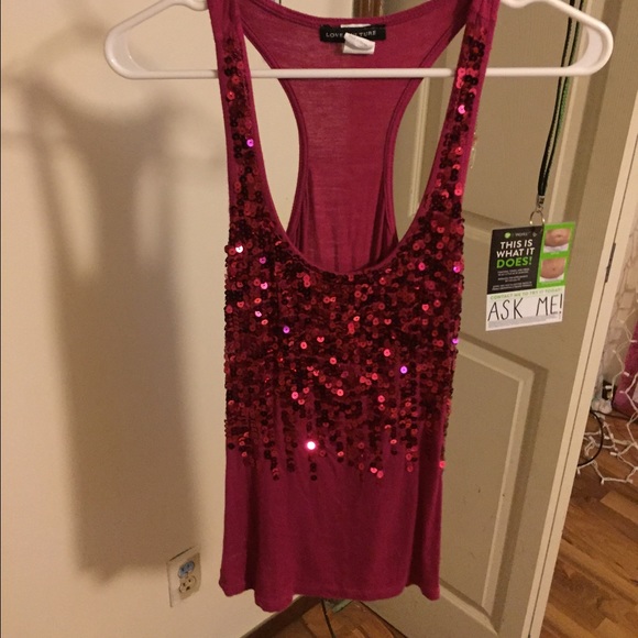 Super comfy and soft sequined tank top