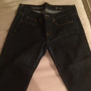 J crew dark skinny ankle jean