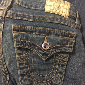 Sz 24 True Religion w Swarovski buttons