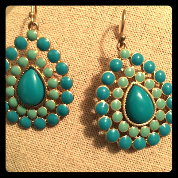 Stella and Dot Turquoise Earrings