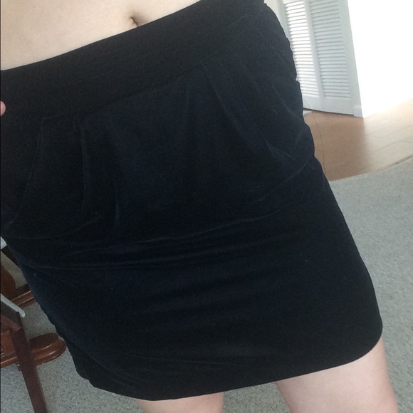 GAP Dresses & Skirts - GAP black velvet mini GAP Dresses & Skirts - GAP black velvet mini