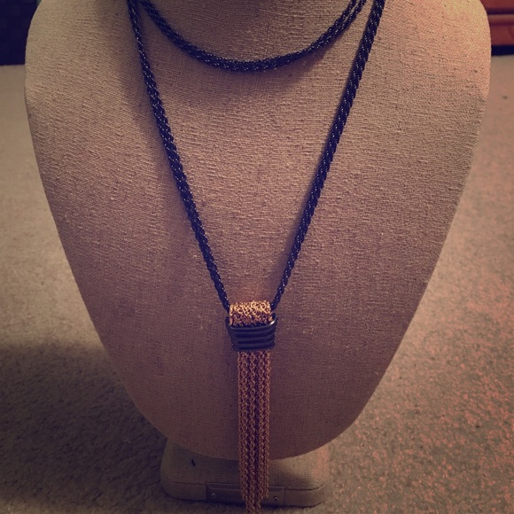 Stella and Dot long Tassle necklace