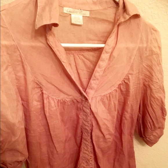 Pink ombré top