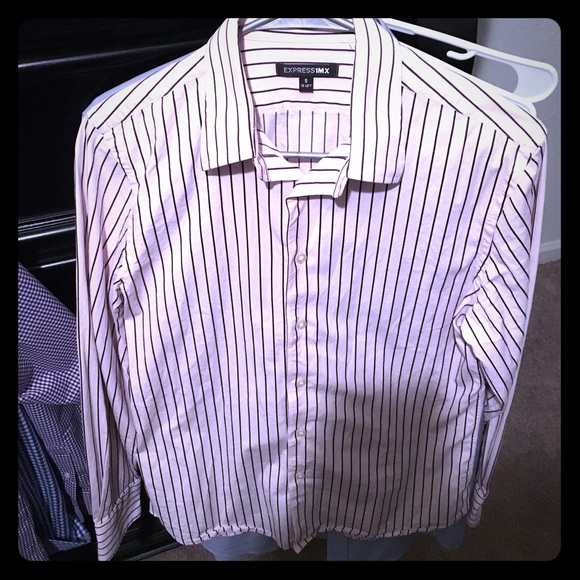 Men's Express Dress Shirt S 14-14 1/2
