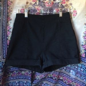 High waisted shorts