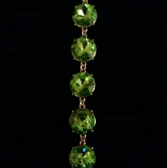 Light Green Crystal Bracelet