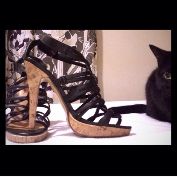 Cute black sandals