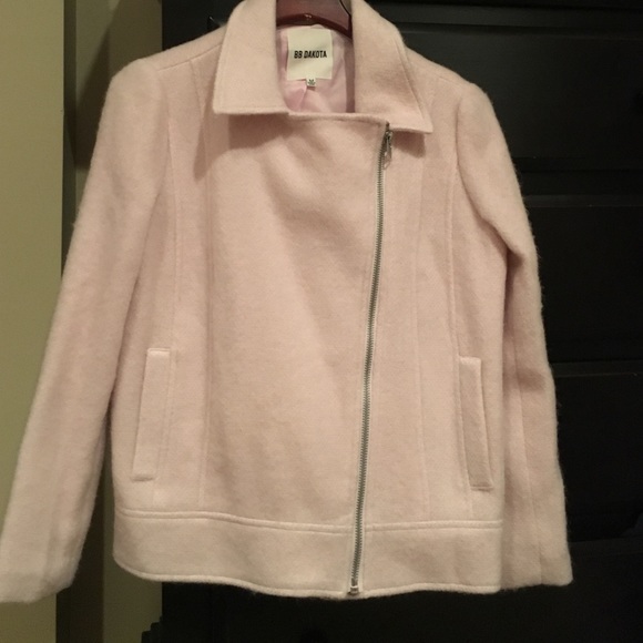 Blush pink pea coat! NWT