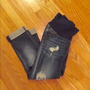 Pea and Pod Vigoss Crop Maternity Jeans