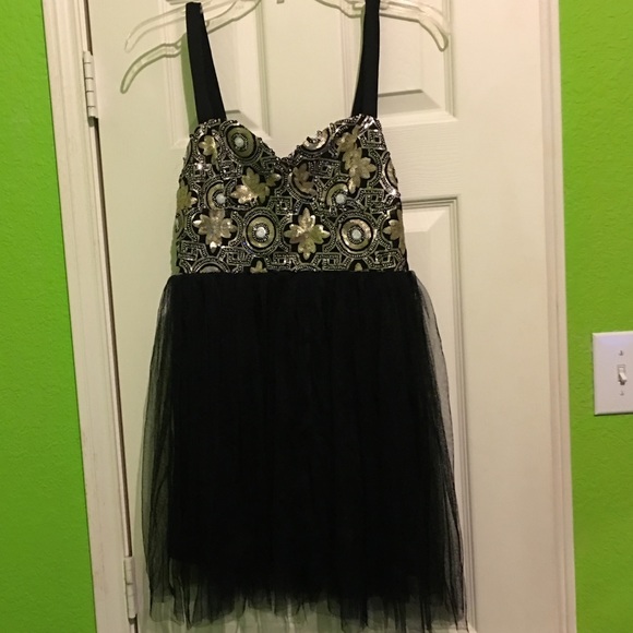 Rickety Rack Black Dress