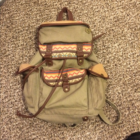 Aztec backpack with lots of pockets