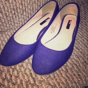 Bdg blue ballet flats