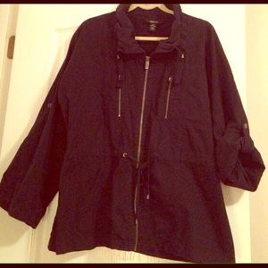 Black utility jacket