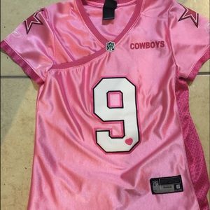 Pink cowboys jersey