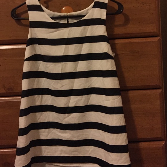 Black and white striped top - Picture 1 of 3