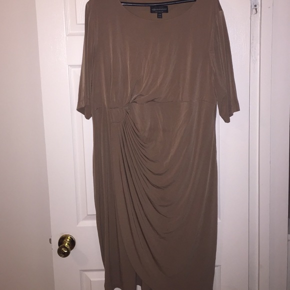 Faux wrap dress