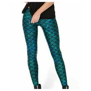 Reversible Mermaid leggings