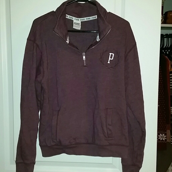 Victorias Secret Burgundy half zip