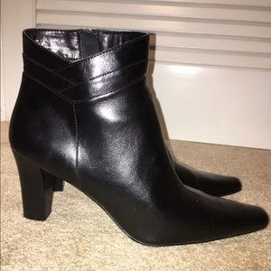 Black ankle boots