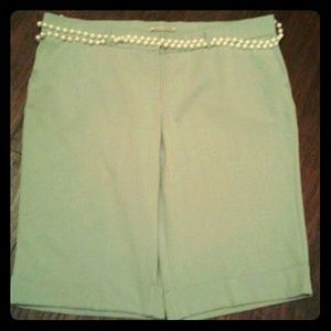 Beautiful Dressy Capri Pants -Ocean Green Color