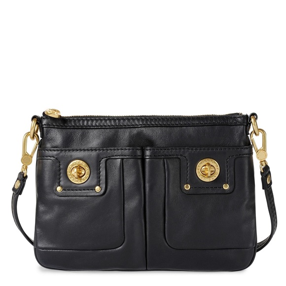 Marc Jacobs Black Leather Crossbody Bag