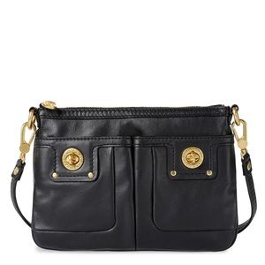 Marc Jacobs Black Leather Crossbody Bag