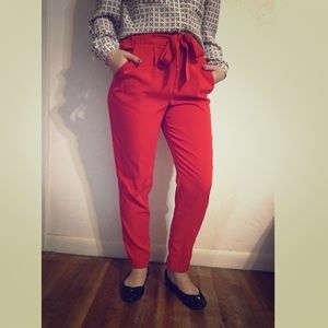 Red pants