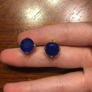 Navy Blue Kate Spade Studs