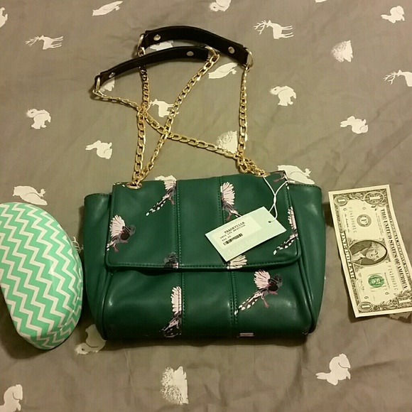 Deux Lux Teal bird purse - Picture 4 of 4