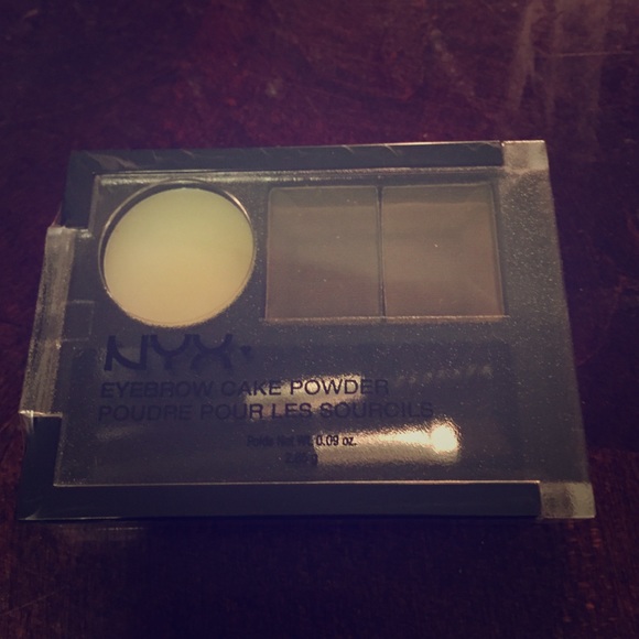 NYX Eyebrow Cake Powder Dark Brown/Brown 0.09oz