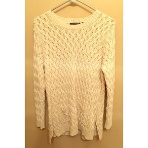 Cozy cream knit sweater