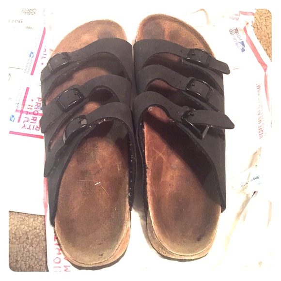 Black Birkenstocks size 40