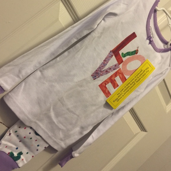 Very hungry caterpillar pajama set
