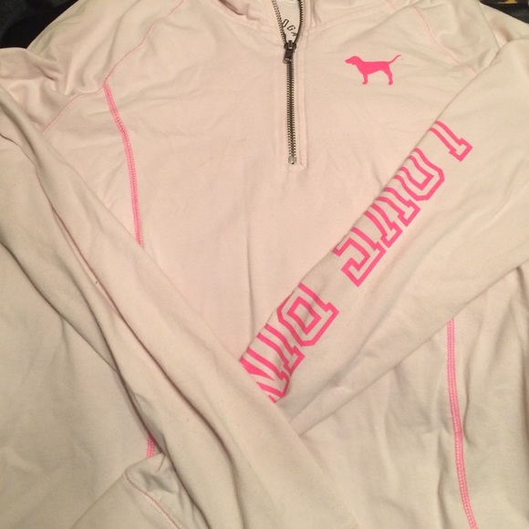 Vs Pink yoga zip up