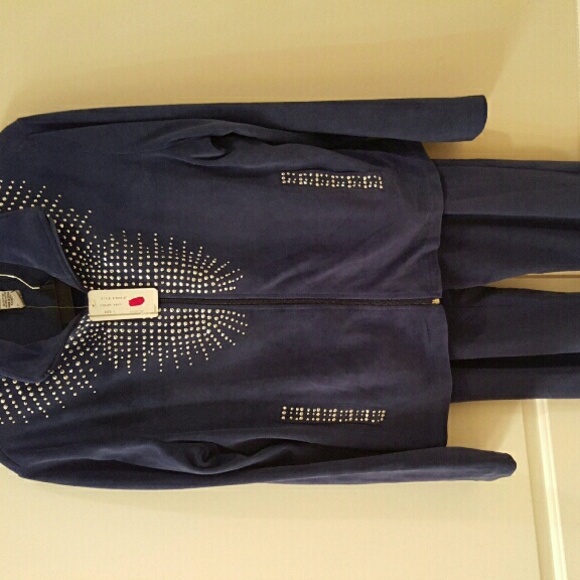 2 piece velour suit