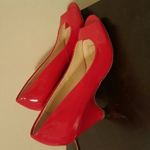 Red Patent Leather Heels