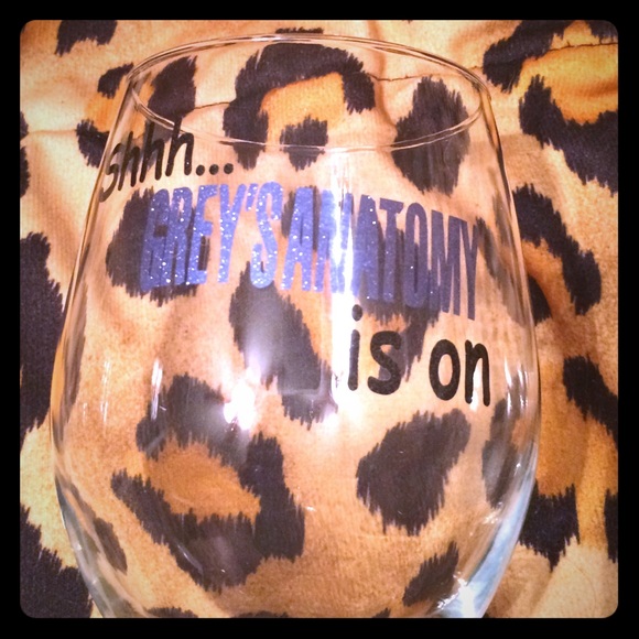 Greys anatomy wine glass! - Picture 1 of 3