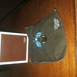 ****SOLD Coach semi precious stones cocktail ring.