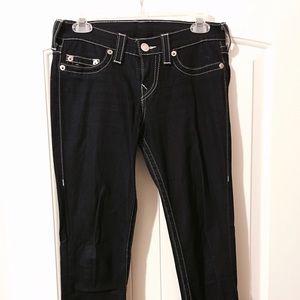 True Religion Skinny Dark Wash Jeans